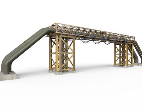 Instalaciones industriales Modelo 3D