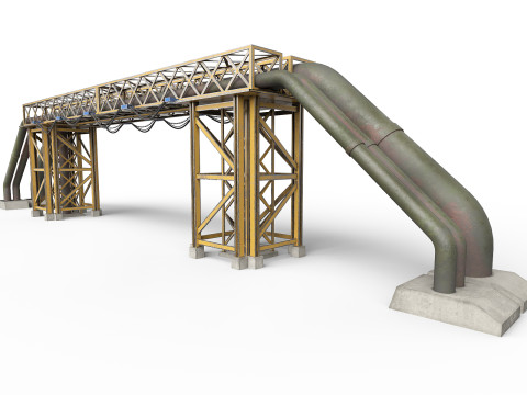 Instalaciones industriales Modelo 3D