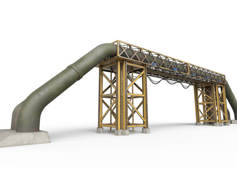 Instalaciones industriales Modelo 3D