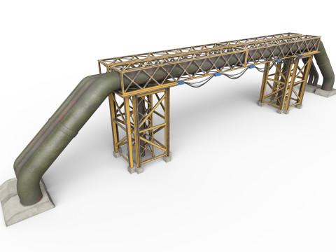Instalaciones industriales Modelo 3D