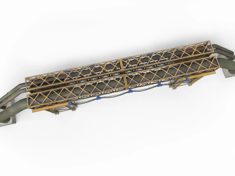 Impianto industriale Modello 3D