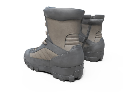 Military boots 3D Model