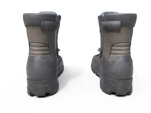 Military boots 3D Model