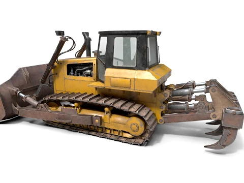 Escavadeira Modelo 3D