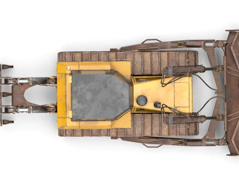Escavadeira Modelo 3D