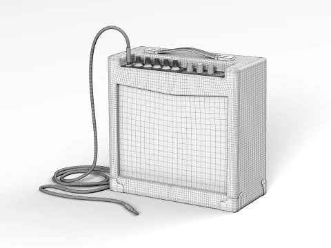 Guitar electric amplifier 3D Model