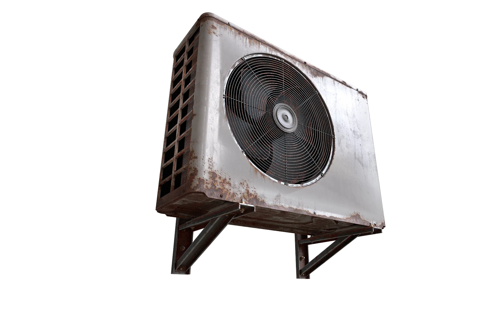 Air Conditioner 3D Model .c4d .max .obj .3ds .fbx .stl .blend 