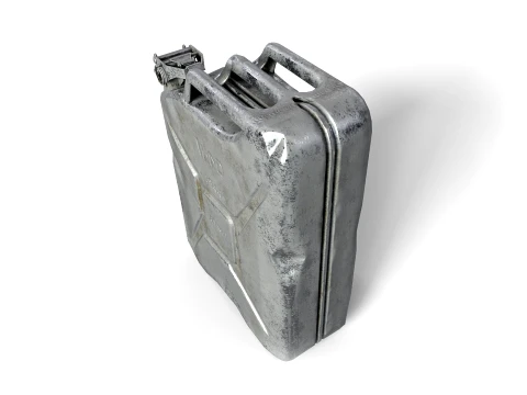 Aluminum jerrycan 3D Model