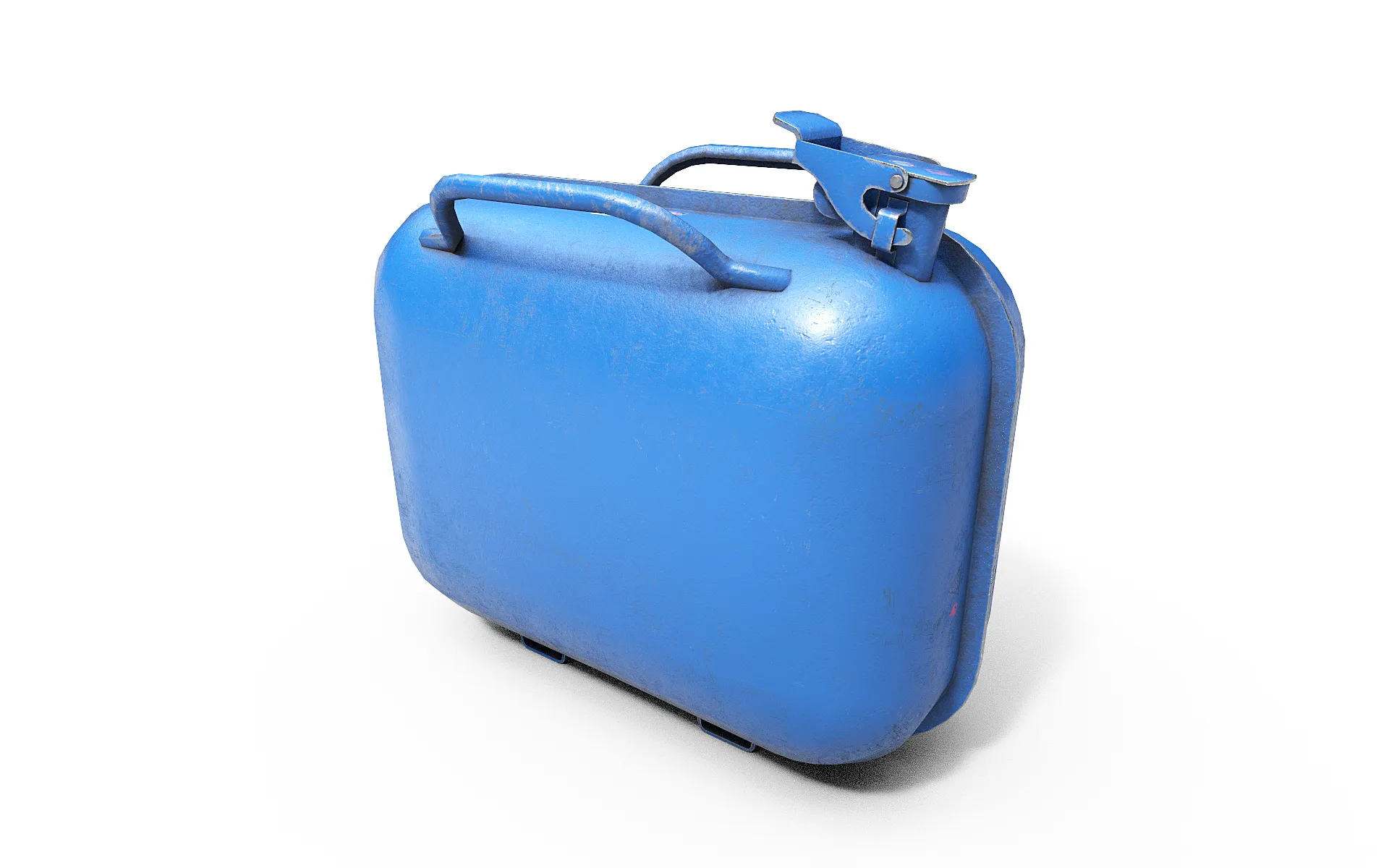 Gasoline canister 3D Model .c4d .max .obj .3ds .fbx .stl .blend 