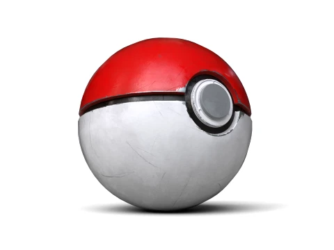 Pokeball 3D Model
