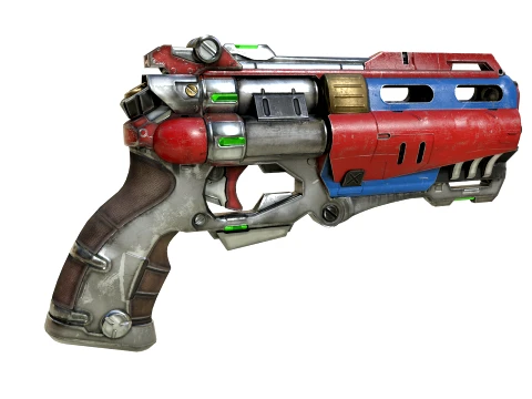 Pistola de fic&ccedil;&atilde;o cient&iacute;fica Modelo 3D