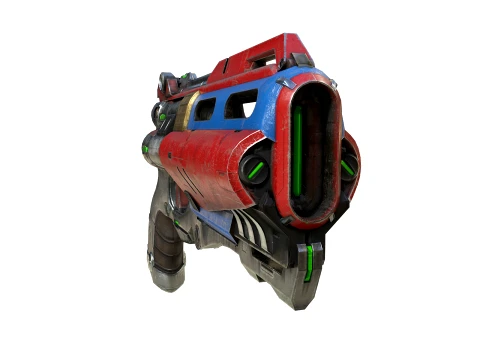 Pistola de fic&ccedil;&atilde;o cient&iacute;fica Modelo 3D