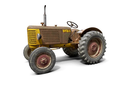 Farm Traktor 3D Model