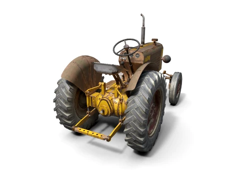 Farm Traktor 3D Model