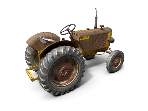 Farm Traktor 3D Model