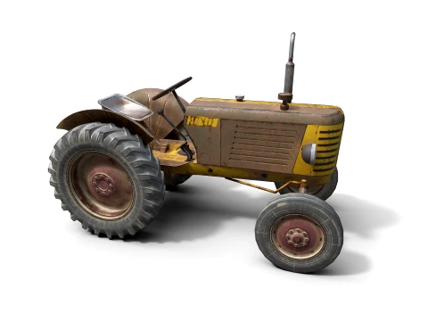 Farm Traktor 3D Model