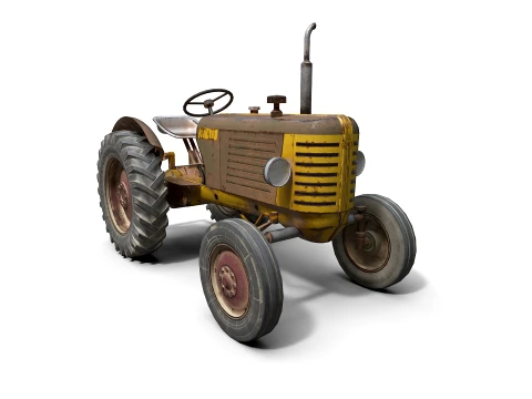 Farm Traktor 3D Model