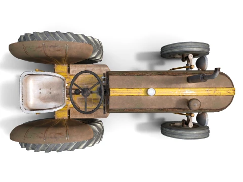 Farm Traktor 3D Model