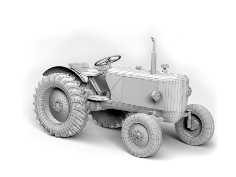 Farm Traktor 3D Model