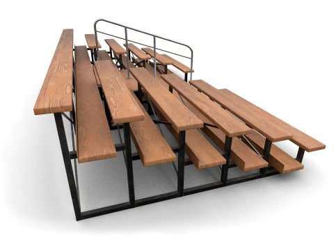 Banco do Est&aacute;dio Modelo 3D