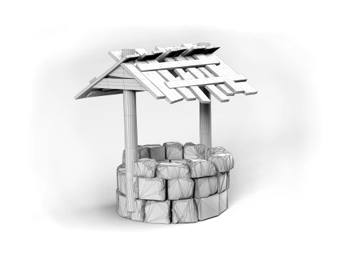 Old Water Well 3D Model