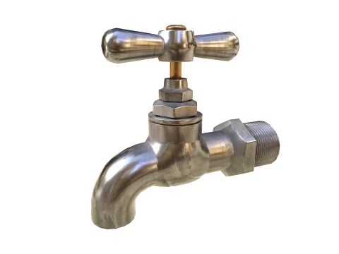 Water tap metal 3D Model