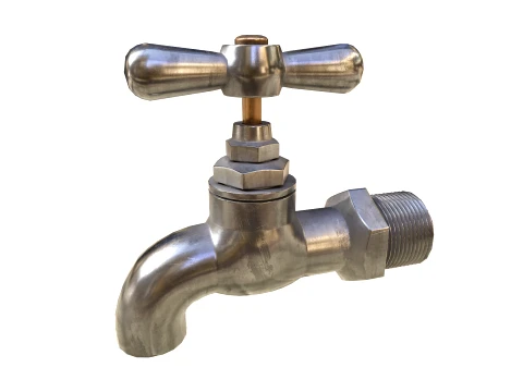 Water tap metal 3D Model