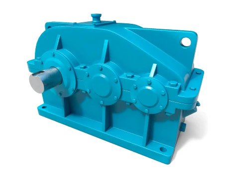 Industrial gearbox v2 3D Model