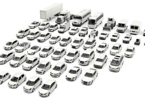 Complete Vehicle Pack 50 cars 3D Model