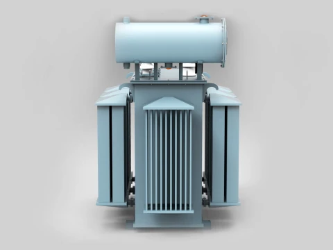 Oil Power Transformer 3D Model