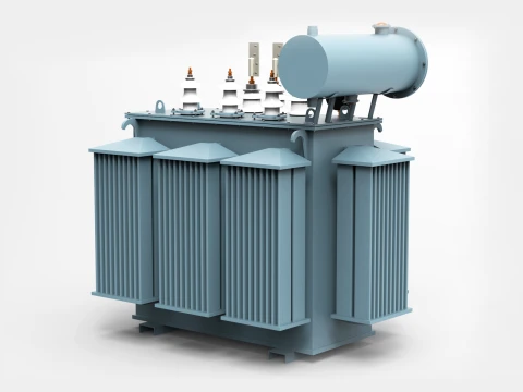 Oil Power Transformer 3D Model