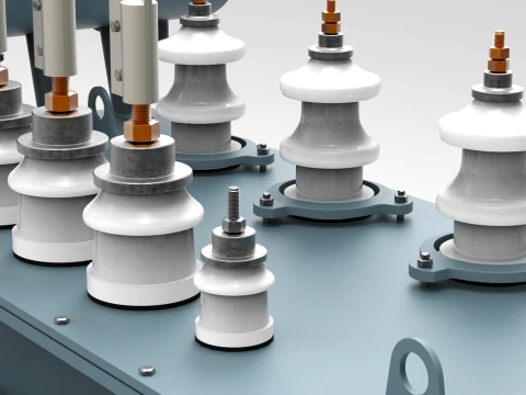 Oil Power Transformer 3D Model