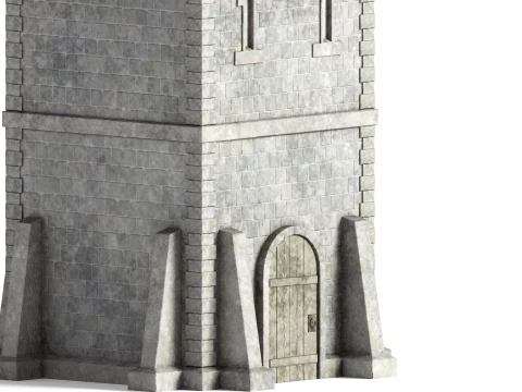 Old Watch Tower 3D Model