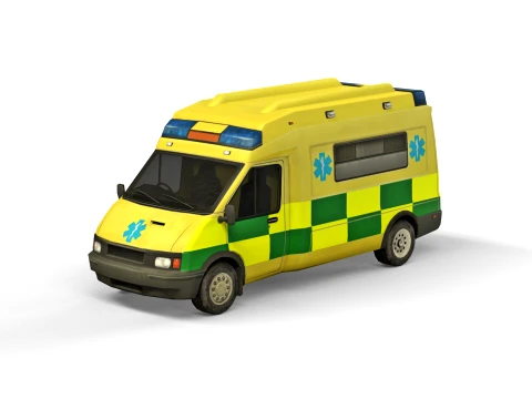 Medical car Modèle 3D