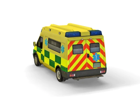 Medical car 3D Model