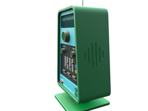 Vintage Radio 3D Model