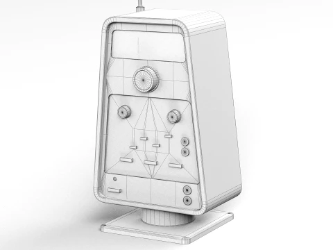Vintage Radio 3D Model