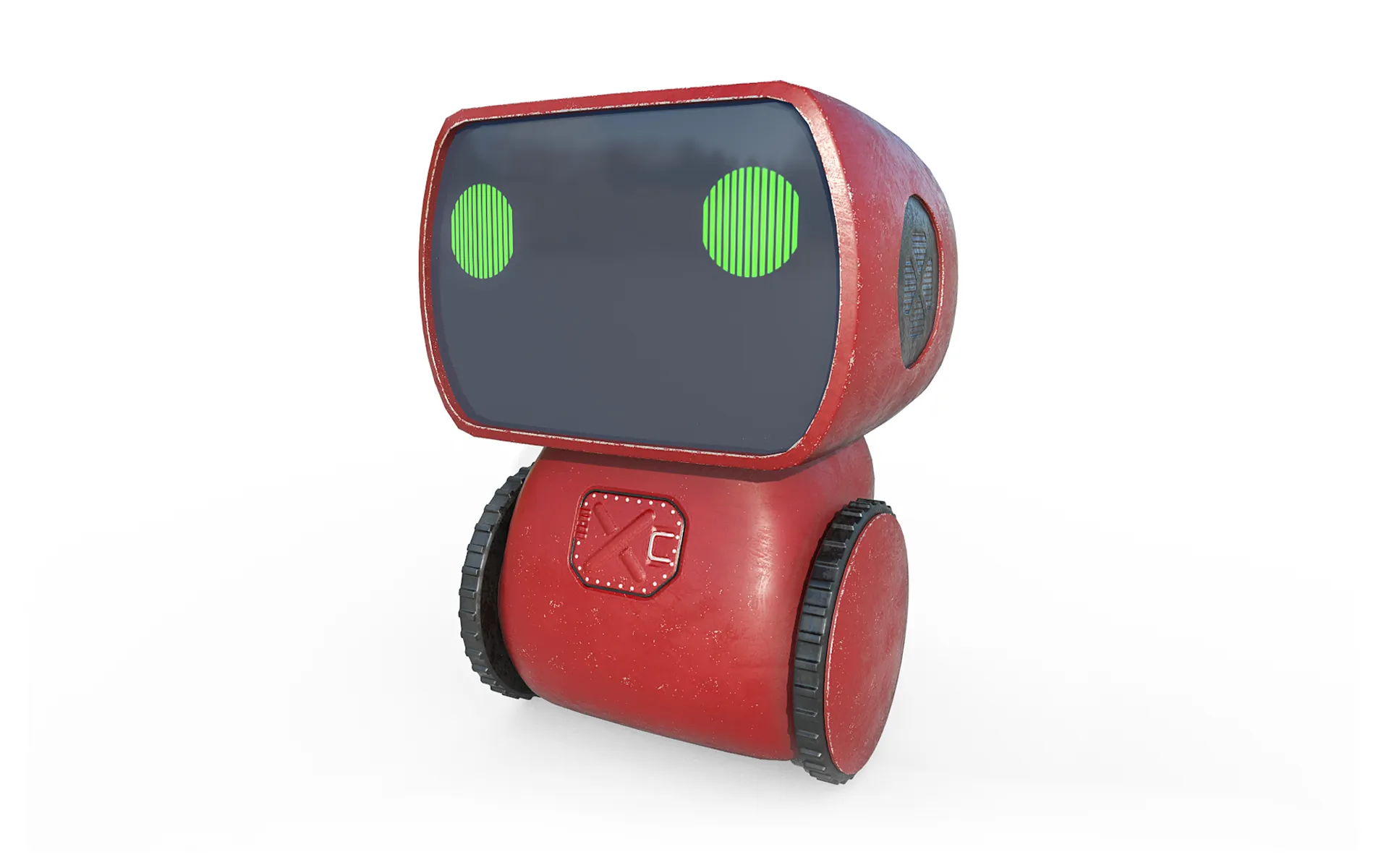 Smart Robot 3D Model .c4d .max .obj .3ds .fbx .stl .blend 