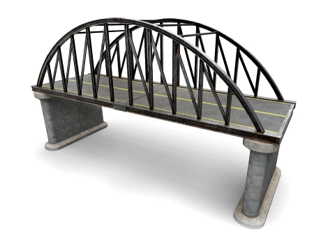 Old Iron Bridge Modello 3D