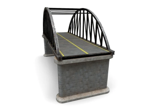 Old Iron Bridge 3D Model