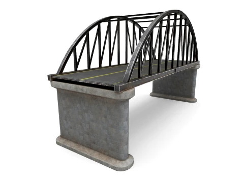 Old Iron Bridge 3D Model