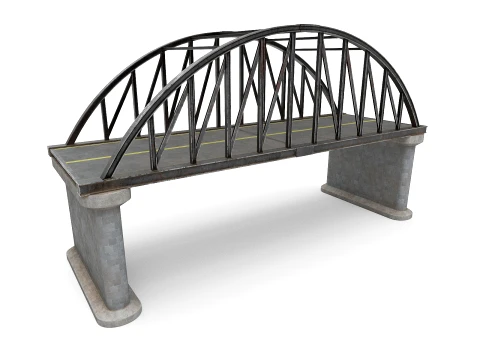 Old Iron Bridge 3D Model