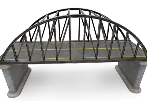 Old Iron Bridge 3D Model