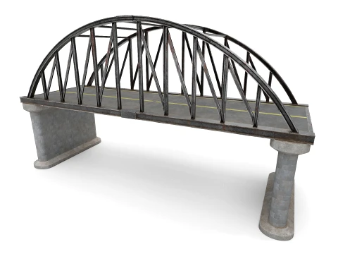 Old Iron Bridge 3D Model