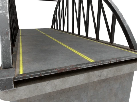 Old Iron Bridge 3D Model