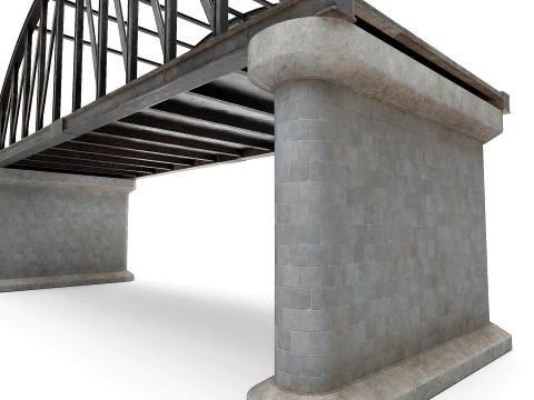 Old Iron Bridge 3D Model