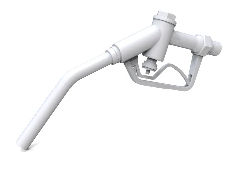 Rust Vintage Fuel Nozzle 3D Model