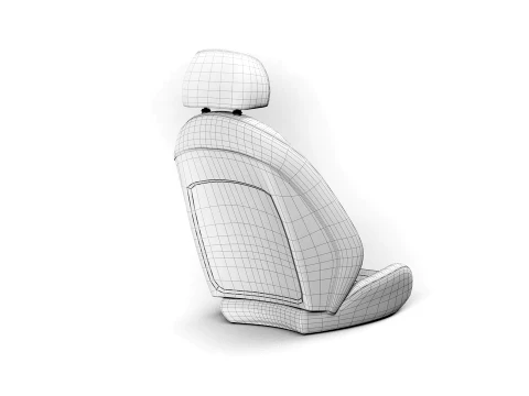 Car seat 3D Model