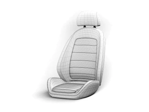 Car seat 3D Model