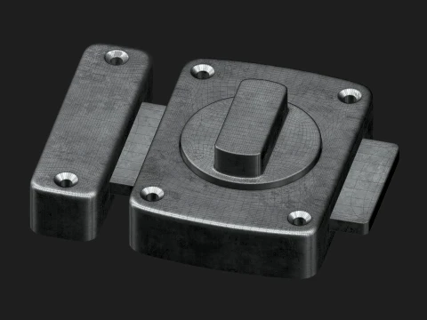 Door latch 3D Model